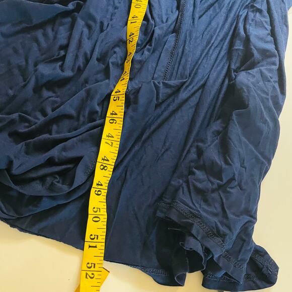 Lulus Garden District Navy Blue Maxi Wrap Dress Size Small NEW - Picture 9 of 12